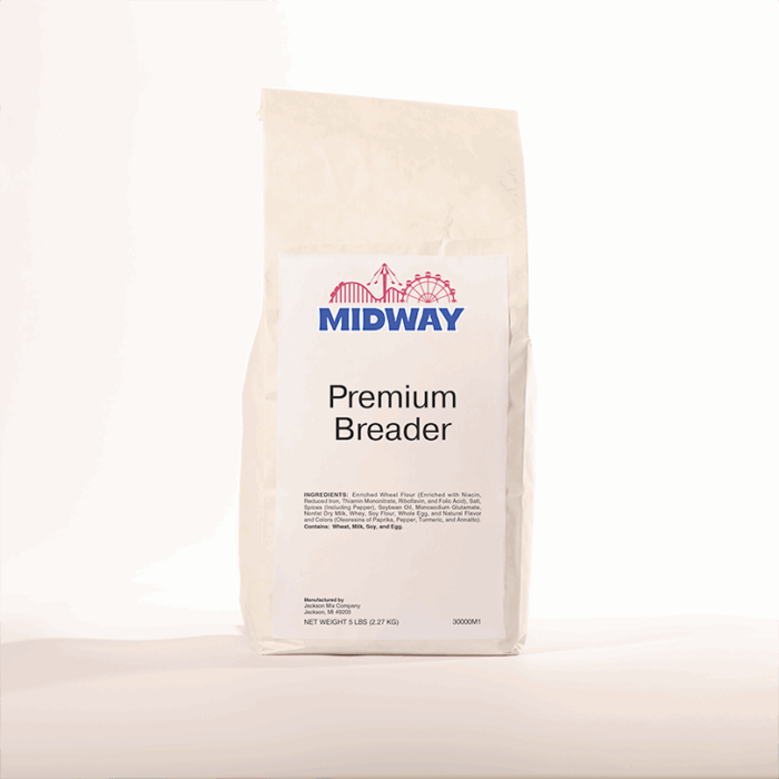 Breader Sack Premium Breader - Midway | Premium Concession Mixes