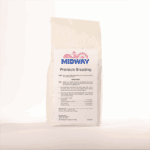 Photo of a 5lb bag of Midway Premium Breading mix