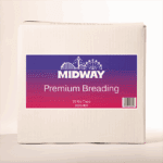 Photo of a 30lb case of Midway Premium Breading mix