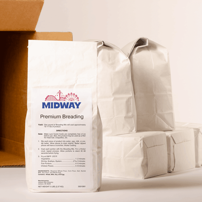 Breadding Premium Breading - Midway | Premium Concession Mixes