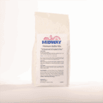 Photo of a 5lb bag of Midway Premium Batter mix